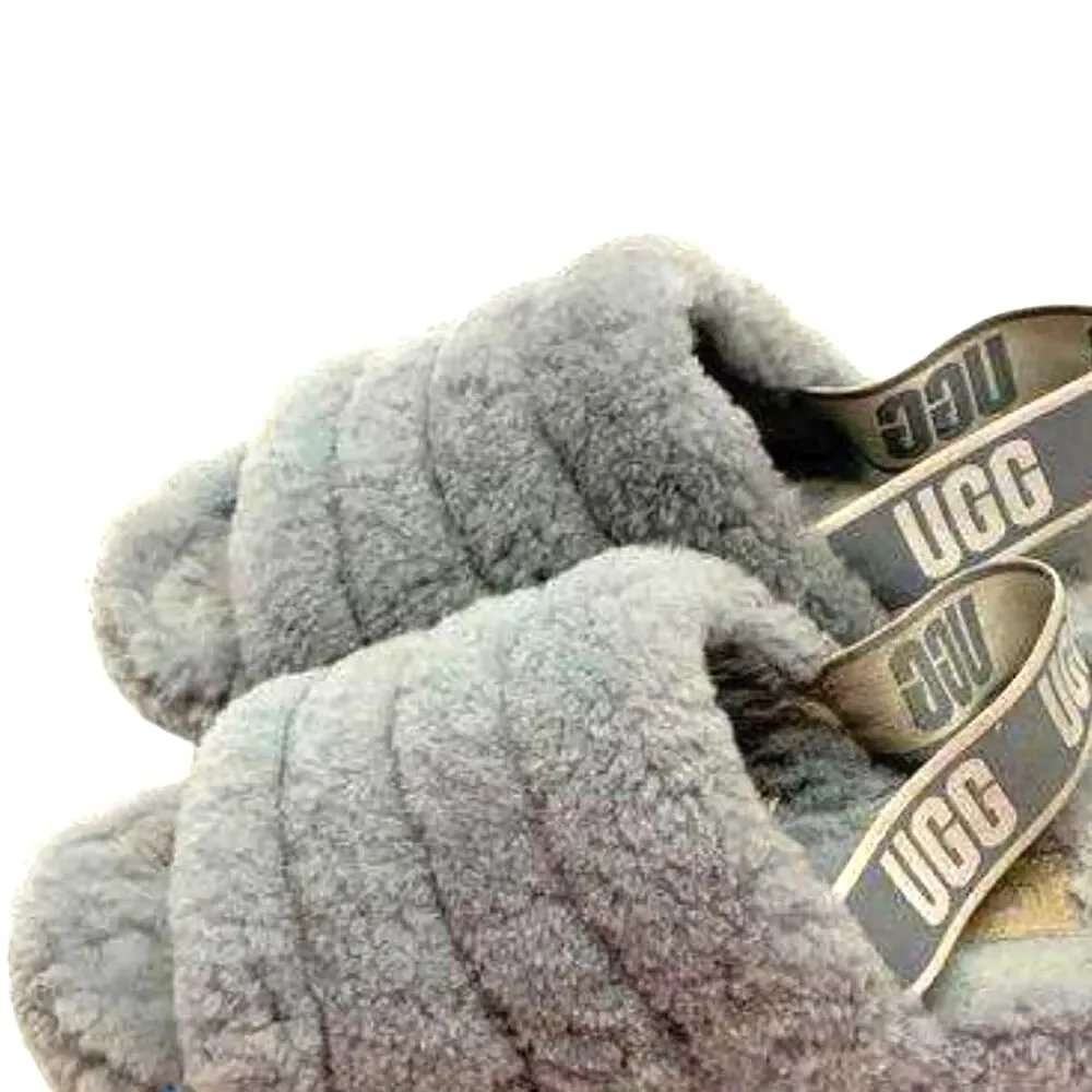 UGG Fluff Yeah Gray Slide - Size 7 - Picture 5 of 6